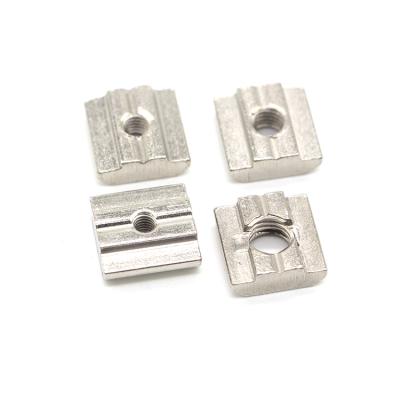 China High quality square slider nut 30-M4/M5/M6/M8 heavy industry profile nut promotion slider 3030 series slider t-type nut for sale