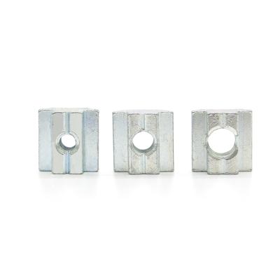 China Heavy Industry Profile Nut Customized Good Quality Industrial Aluminum Profile Accessories 45 Series Slider Nut Slider Nut for sale