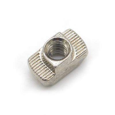 China M6/M8 Ship Hammer T Heavy Industry Profile Nut 45 Type Zinc Alloy Material Aluminum Profile Nut Profile Fitting for sale