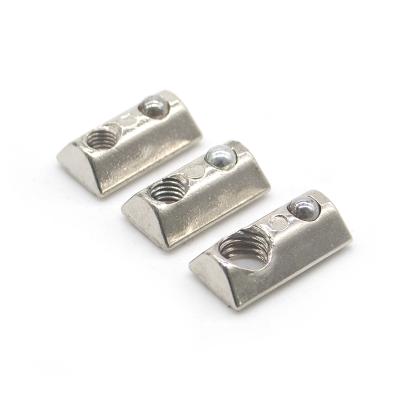 China 30M5/M6/M8 Accessories Aluminum Series Heavy Industry Profile Nut Profile European Style Zinc Alloy Elastic Nuts for sale