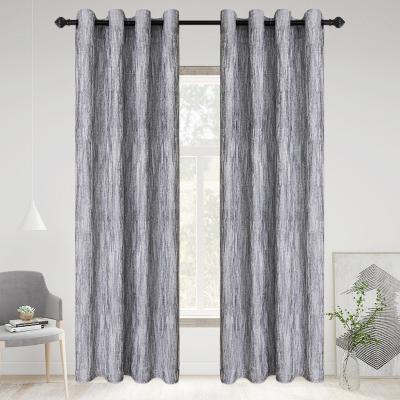 China High Quality Blackout Curtains For Living Room Curtain Linen Fiber Panels Window Curtain Fabric for sale