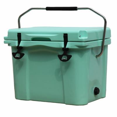 China 20L insulated rotomolded ice cooler box with handle for camping for sale