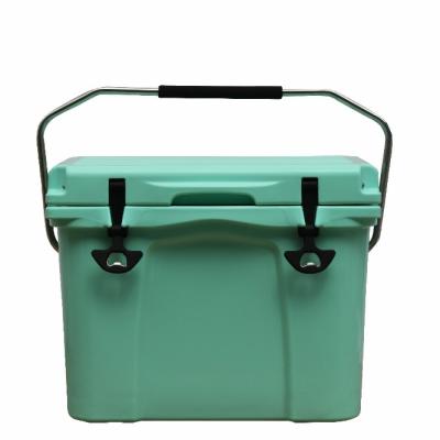 China 20L insulated rotomolded ice cooler box with handle for fishing for sale