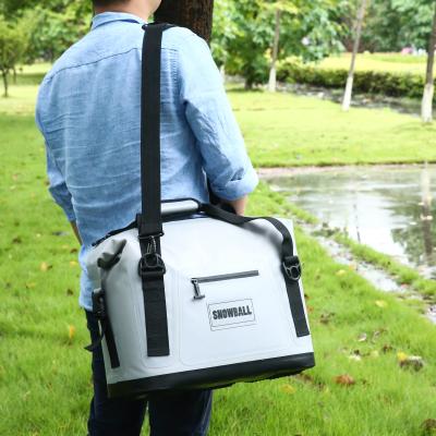 China Insulated Lunch Food Cooler Bag To Keep Food Fresh Fiber+PE Material for sale