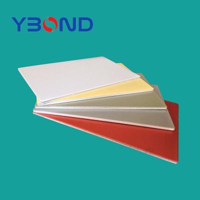 China Contemporary YBOND ACP/acm Interior Wall Decoration Panels With Fireproof Aluminum Core for sale