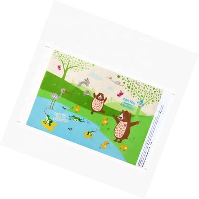 China Plastic Table Mat Toddler Kids Viable Anti-skidding Disposable Sticker BPA Free Baby Place Mats For Kids for sale