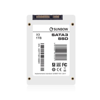 China Original Factory SSD TCSUNBOW 1TB SSD 2.5 Inch SATAIII Drive Solid State Disk for sale