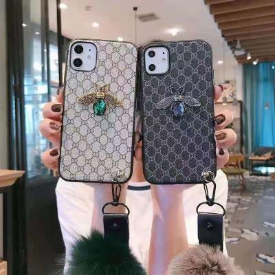 China New Fashion Silica Gel Crystal Rhinestone Phone Case For iPhone Faux Stone Luxury Design Women Protective Mobile Phone Cases for sale