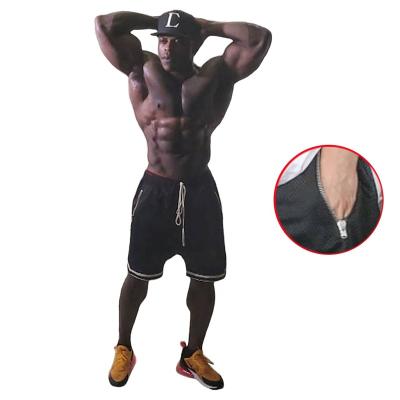 China Mens Womens Anti-Wrinkle RTS Short Plus Size With Zipper Pockets Drawstring Outdoor Gym Basketball Workout Beach Tennis Gym for sale