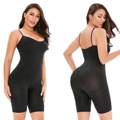 China Breathable Hot Ladies Plus Size Women Clothing Bodysuit Tank Top Body Suit High Elastic Shape Wear Slim Overalls For Gather Bust Lift Up Hips for sale