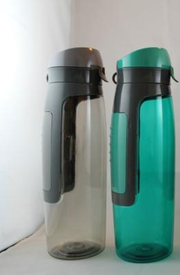 China 750ml/25oz plastic yoga bottle with storage compartment for sale