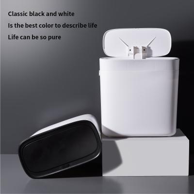 China Intelligent Trash Type, Automatic Drum Type Electric Household Bathroom Kitchen Toilet Induction Trash Can for sale