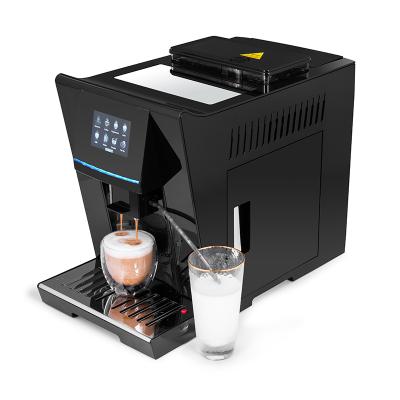 China Smart Grinding Home Office Automatically Hot Coffee Touch Screen Built-in Automatic Commercial Coffee Maker Small for sale