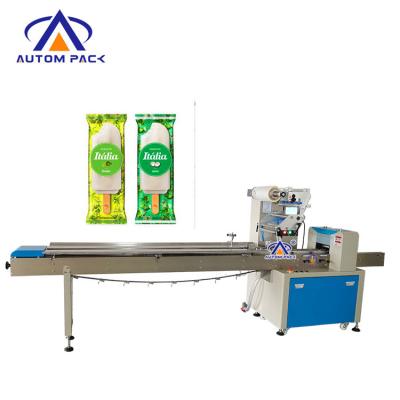 China Automatic Multi Function Lolly Cone Cream Bar Popsicle Packaging Food Ice Cream Packing Machine for sale