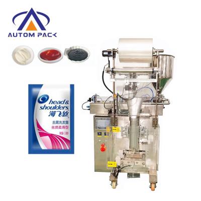 China Automatic Food Shampoo Sachet Honey Tomato Paste Pouch Liquid Packing Machine for sale