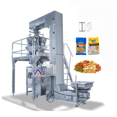 China Automatic Large Double Chamber Package Meat Fish Food Air Vacuum Dry Seafood Machine for sale