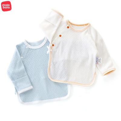 China Wholesale Baby Breathable 2 Pieces Clothes Fashionable Unisex Soft Casual Cotton Baby Long Sleeve Baby T-Shirts for sale