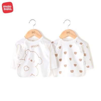 China Wholesale 2Pcs Baby Clothing Cartoon Soft Casual Baby T-shirt Anti-pilling Anti-pilling Long Sleeve Baby Clothes for sale