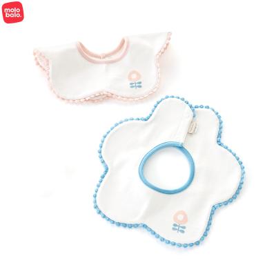 China Customization 100% Cotton Baby Bibs Quality Washable Organic Baby Burp Soft Cloth Adjustable Toddler Feeding Bibs for sale