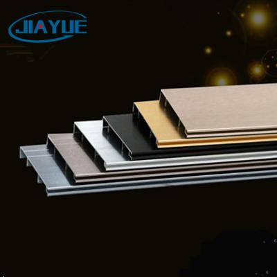 China Modern Factory Custom Rose Gold Hairline Finish Wall Edge Edging Aluminum Alloy Tile Trim for sale