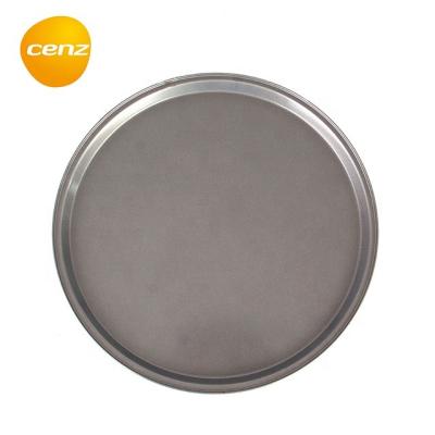 China Viable Non-Stick Pizza Vented Pan Carbon Steel Crispy Plate Pizza Tray Peel Pan Screen With Holes Wholesale Pizza Stone Panel Mold for sale