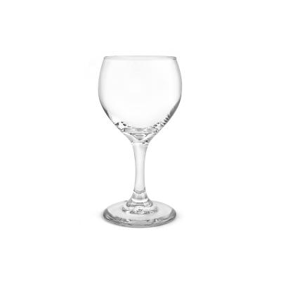 China 250ml Nordic Wholesale Custom Shatterproof Glass Red Wine White Glass Cup Glassware for sale