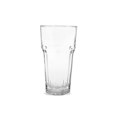 China Europe Clear Juice Whiskey Drinking Bulk Thick Water Tumbler Glass Fluted Water Glasses for sale