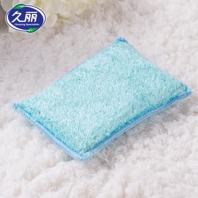 China Kitchen Cleaing Sponge Bamboo Cleaning Pad for sale