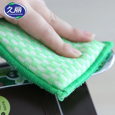 China Bamboo Kitchen Cleaing Sponge Towel For Kitchen Dishes Cleaning , Sponges For Cleaning Glass for sale