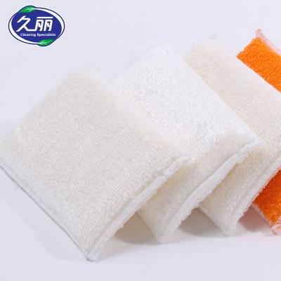 China Wholesale Bamboo Kitchen Cleaing Fiber Dishes Bottle Cleaning Sponge For Daily Household for sale