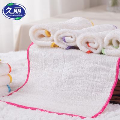 China Sustainable Microbial Anti Microfiber Nano Bamboo Fiber Dish Kitchen Cleaning Cloth Roll for sale