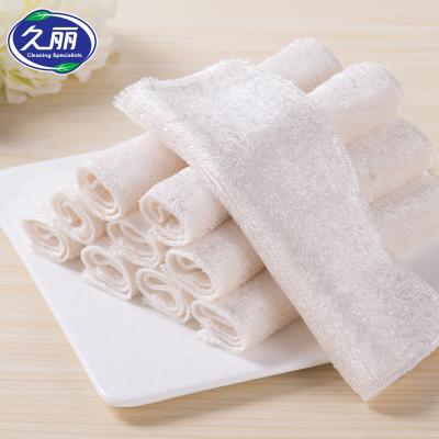 China Best Sustainable Cookware Bamboo Fiber Dish Towel Non-Stick Cleaning Cloths for sale