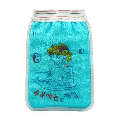 China Free Sample All Natural Morocco Bath Gloves Bath Mitt Scrubber Exfoliating Bath Mitt for sale