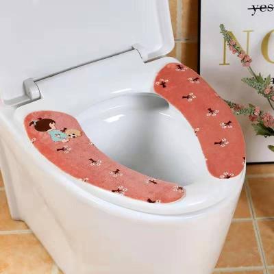 China Viable Padded Waterproof Toilet Seat Cushion Cover Cushion Toilet Seat Cover Free Sample for sale