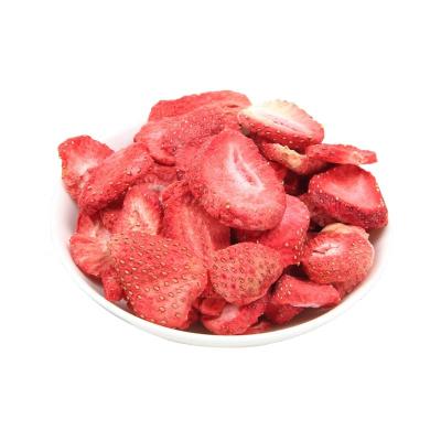 China Freezed Dried Organic FD Dried Strawberry Slice for sale