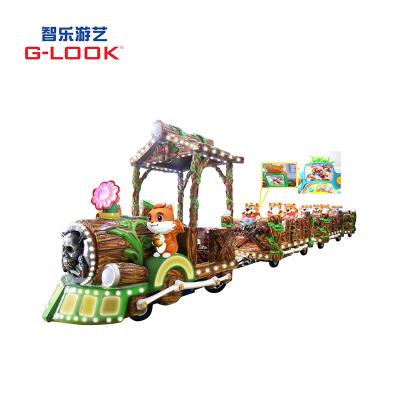 China Shopping Mall Kids Amusement Electric Trackless Train Indoor Outdoor, Amusement Park Mini Trackless Train Rides For Sale 12800*1060*1900mm for sale