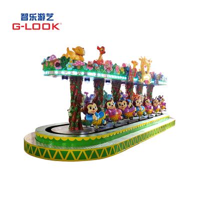 China Zoo Train Amusement Mini Swing Ride Park Ride 3000*8500*3400mm for sale