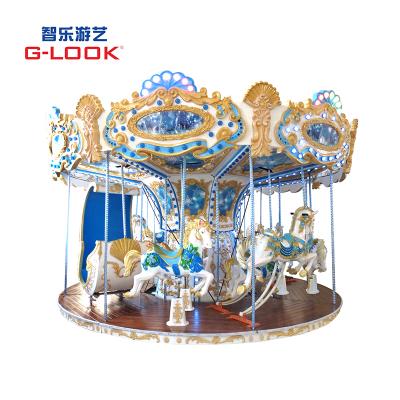 China Outdoor Amusement Park Merry Go Round Carousel Game For Sale CA16-DX MERRY GO ROUND-INDOOR for sale