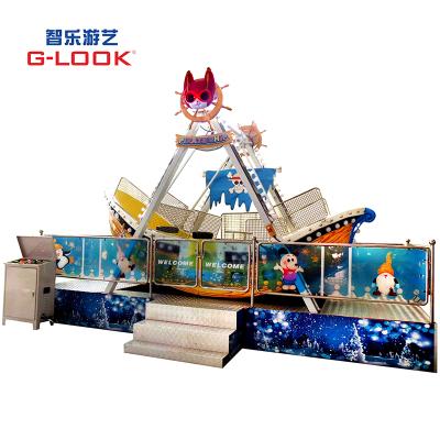 China Hot Sale Amusement Park Rides Outdoor Mini 12 Seats Pirate Ship Playground Play Pirate Ship for sale