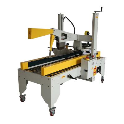 China Automatic CLOTHING Flap Folding Carton Sealing Machine , Case Box Band Sealer for sale