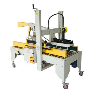 China CLOTHING Stainless Steel Cardboard Case Box Taping Machine Carton Sealer for Carton Packing Line for sale