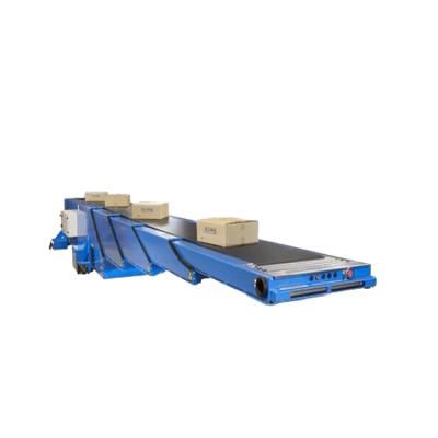 China Fire Resistant Container Unloading Equipment Extendable Telescopic Belt Conveyor Belt Conveyor for sale