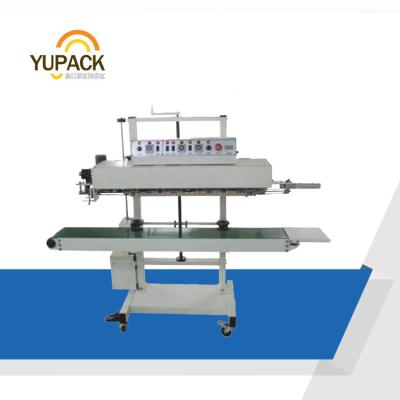 China GARMENT SPM 200P Vertical Continuous Sealer With Ribbon Printing for sale