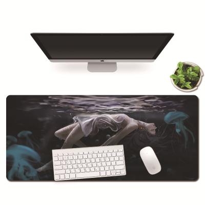 China Animation Gaming Keyboard Mouse Pad Computer Gamer Tablet Desktop Mousepad Comic Edge Big Locking Desk Mats Mat for sale