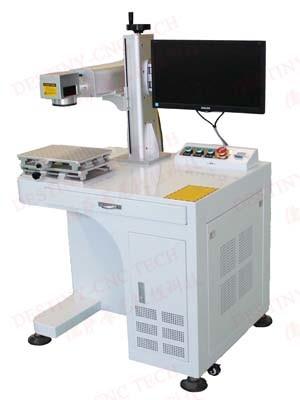 China DT-20w 30w 50w desktop fiber laser marking machine for metal marking for sale