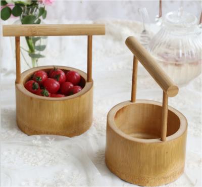 China China China Natural Bamboo Fruit Holder for Home and Garden Decoration for sale