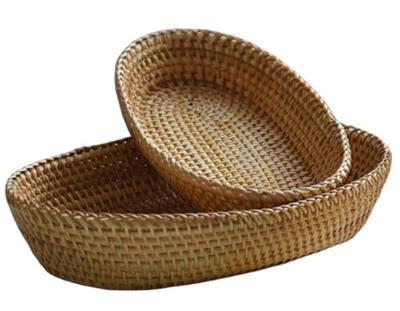 China Japan design eco-friendly new quality natural rattan fruit basket for home for sale