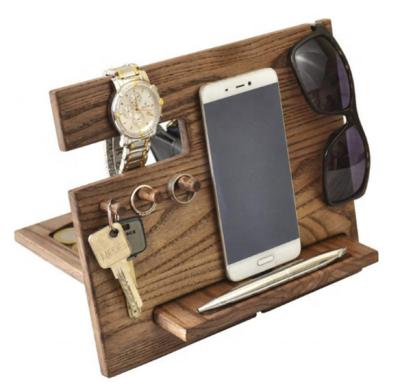 China High Quality Iphone Movable Wood Stand Holder China Jewelry Wooden Jewelry Stand for sale