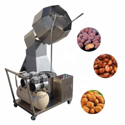 China Easy Operation Automatic Industrial Peanut Nuts Food Snacks Seasoning Mixer Drum Machine For Sale for sale