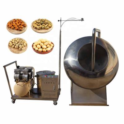 China Food Processing Industry Factory Low Price Wholesale Hot Selling Stainless Steel Chocolate Peanut Nut Coating Machine for sale